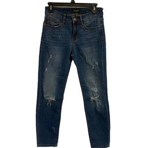 Judy‎ Blue Mid Rise Relaxed Fit Distressed Jeans Size 7 / 28
